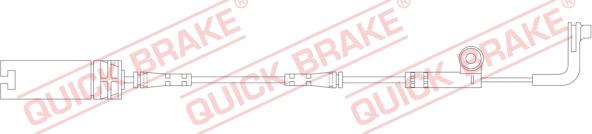 QUICK BRAKE WS 0326 A - Warning Contact, brake pad wear autospares.lv