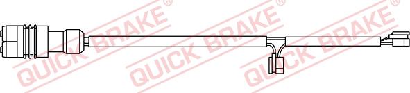 QUICK BRAKE WS 0376 B - Warning Contact, brake pad wear autospares.lv