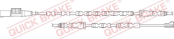 QUICK BRAKE WS 0294 A - Warning Contact, brake pad wear autospares.lv