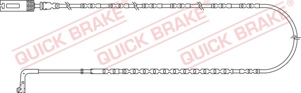 QUICK BRAKE WS 0247 A - Warning Contact, brake pad wear autospares.lv