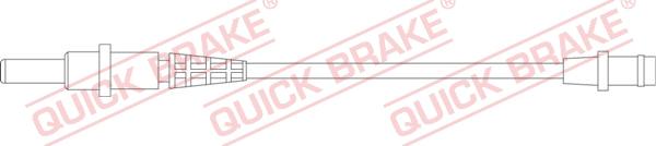 QUICK BRAKE WS 0206 A - Warning Contact, brake pad wear autospares.lv