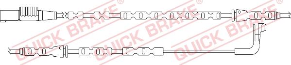 QUICK BRAKE WS 0286 A - Warning Contact, brake pad wear autospares.lv