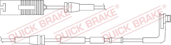 QUICK BRAKE WS 0270 A - Warning Contact, brake pad wear autospares.lv