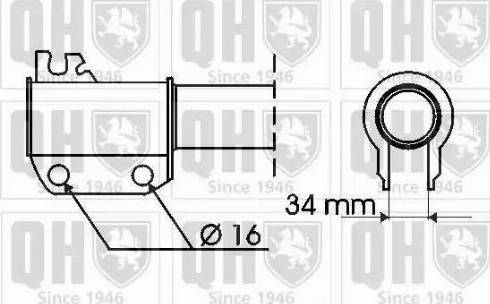 Quinton Hazell 178450 - Shock Absorber autospares.lv