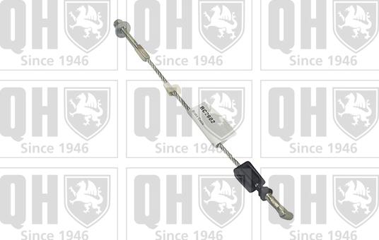 Quinton Hazell BC2602 - Cable, parking brake autospares.lv