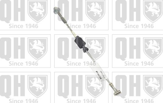 Quinton Hazell BC2618 - Cable, parking brake autospares.lv