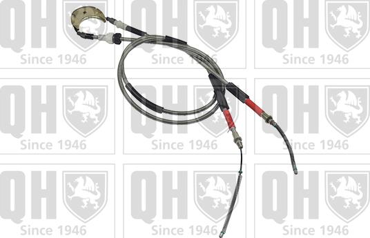 Quinton Hazell BC2258 - Cable, parking brake autospares.lv