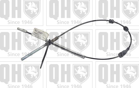 Quinton Hazell BC2220 - Cable, parking brake autospares.lv