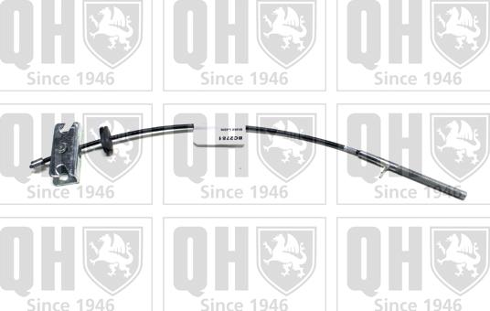 Quinton Hazell BC2781 - Cable, parking brake autospares.lv