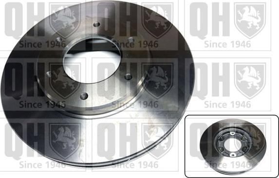 Quinton Hazell BDC4945 - Brake Disc autospares.lv