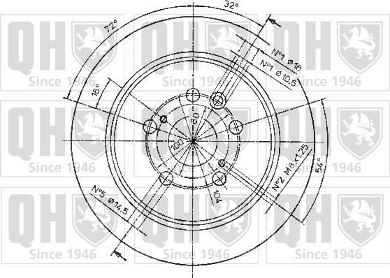 Quinton Hazell BDC4946 - Brake Disc autospares.lv