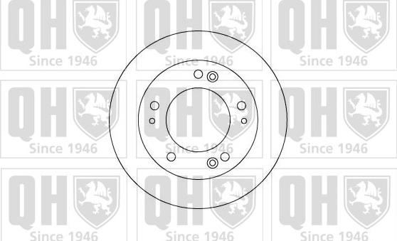 Quinton Hazell BDC4940 - Brake Disc autospares.lv