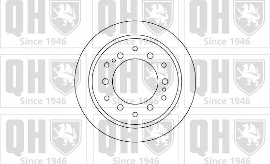 Quinton Hazell BDC4948 - Brake Disc autospares.lv