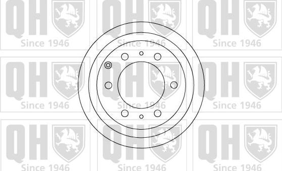 Quinton Hazell BDC4943 - Brake Disc autospares.lv