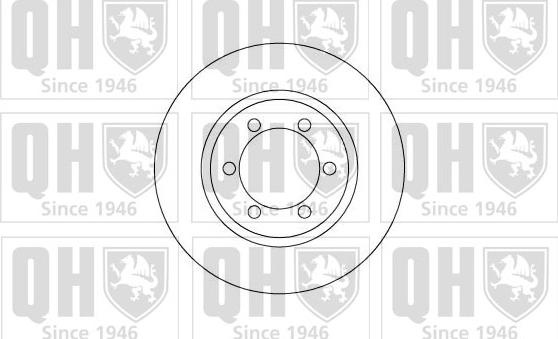 Quinton Hazell BDC4980 - Brake Disc autospares.lv