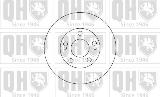 Quinton Hazell BDC4981 - Brake Disc autospares.lv