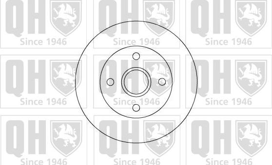 Quinton Hazell BDC4441 - Brake Disc autospares.lv