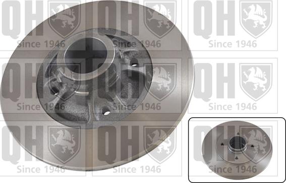 Quinton Hazell BDC4402 - Brake Disc autospares.lv