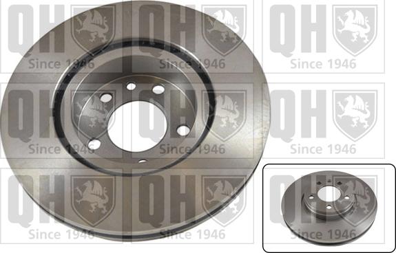 Quinton Hazell BDC4439 - Brake Disc autospares.lv