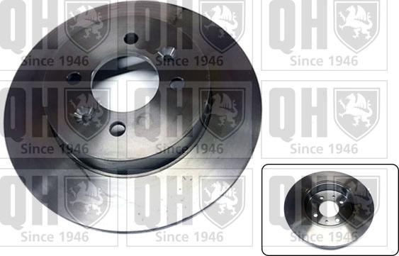 Quinton Hazell BDC4599 - Brake Disc autospares.lv