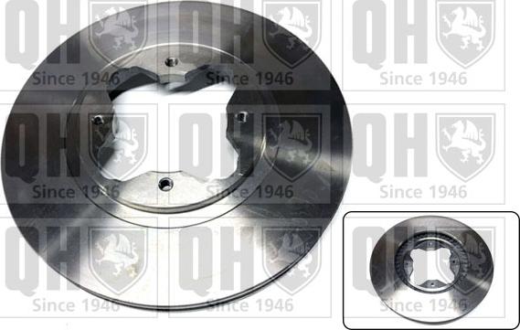 Quinton Hazell BDC4597 - Brake Disc autospares.lv