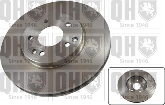 Quinton Hazell BDC4540 - Brake Disc autospares.lv