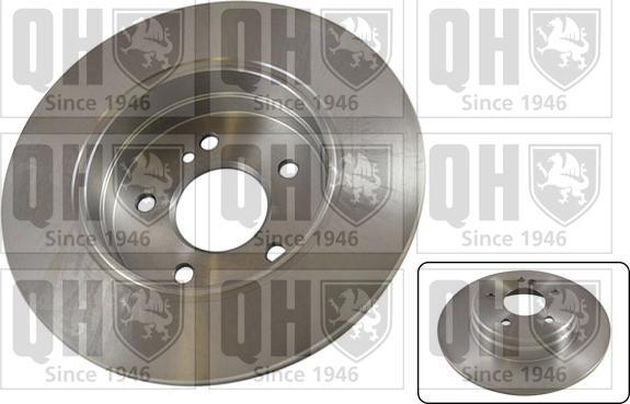 Quinton Hazell BDC4541 - Brake Disc autospares.lv