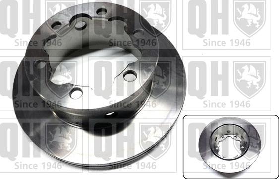 Quinton Hazell BDC4543 - Brake Disc autospares.lv