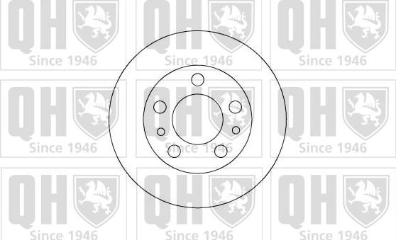 Quinton Hazell BDC4547 - Brake Disc autospares.lv