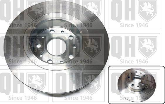 Quinton Hazell BDC4502 - Brake Disc autospares.lv