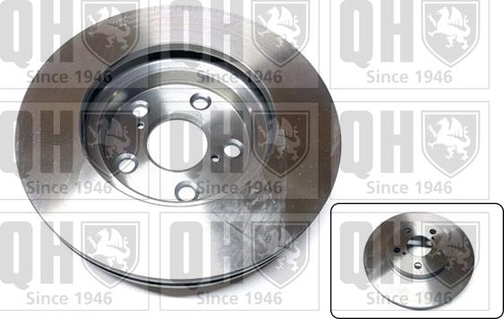 Quinton Hazell BDC4588 - Brake Disc autospares.lv