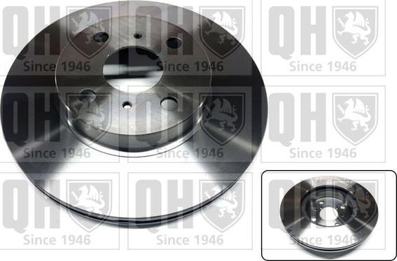 Quinton Hazell BDC4587 - Brake Disc autospares.lv