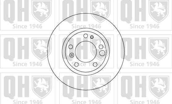 Quinton Hazell BDC4534 - Brake Disc autospares.lv