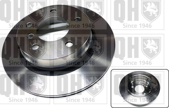 Quinton Hazell BDC4536 - Brake Disc autospares.lv