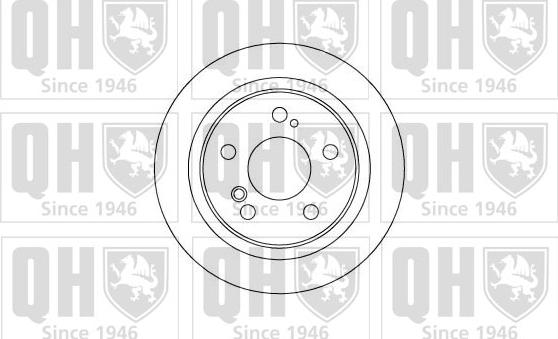 Quinton Hazell BDC4538 - Brake Disc autospares.lv