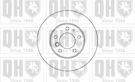 Quinton Hazell BDC4522 - Brake Disc autospares.lv