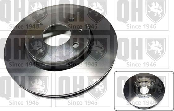 Quinton Hazell BDC4572 - Brake Disc autospares.lv