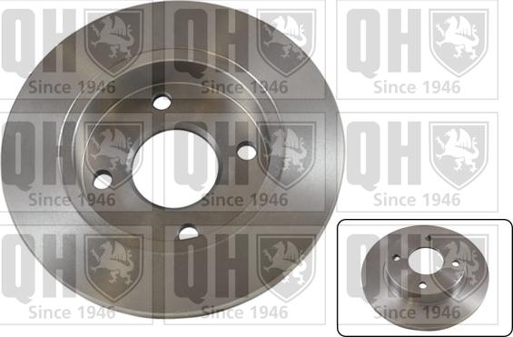 Quinton Hazell BDC4577 - Brake Disc autospares.lv