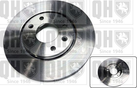 Quinton Hazell BDC4664 - Brake Disc autospares.lv