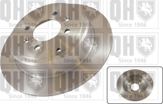 Quinton Hazell BDC4663 - Brake Disc autospares.lv