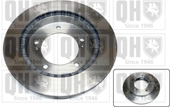 Quinton Hazell BDC4667 - Brake Disc autospares.lv