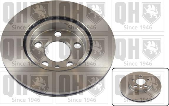 Quinton Hazell BDC4620 - Brake Disc autospares.lv