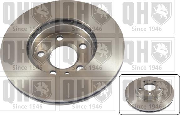 Quinton Hazell BDC4628 - Brake Disc autospares.lv