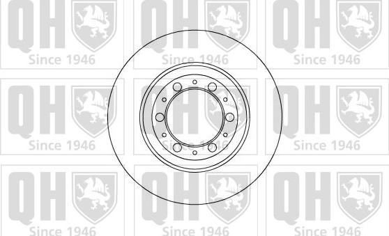 Quinton Hazell BDC4679 - Brake Disc autospares.lv