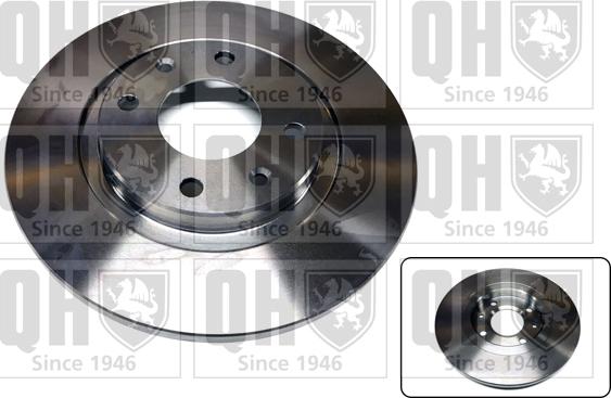 Quinton Hazell BDC4676 - Brake Disc autospares.lv