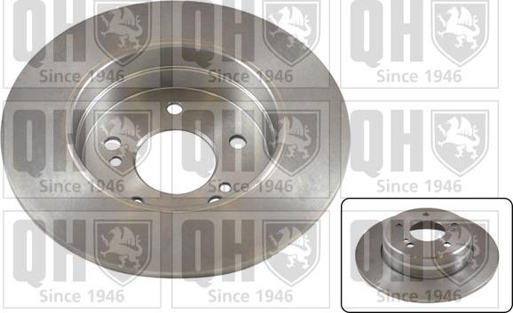 Quinton Hazell BDC4673 - Brake Disc autospares.lv