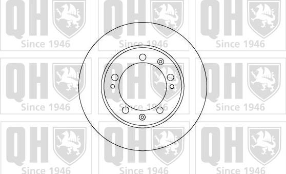 Quinton Hazell BDC4149 - Brake Disc autospares.lv