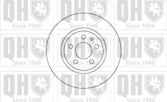 Quinton Hazell BDC4801 - Brake Disc autospares.lv