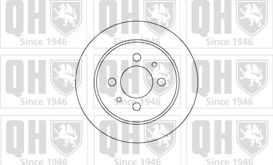 Quinton Hazell BDC4880 - Brake Disc autospares.lv