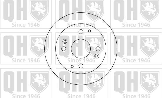 Quinton Hazell BDC4820 - Brake Disc autospares.lv